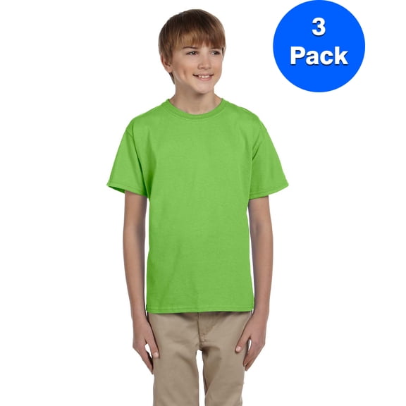 Boys 6.1 oz. Ultra Cotton T-Shirt 3 Pack