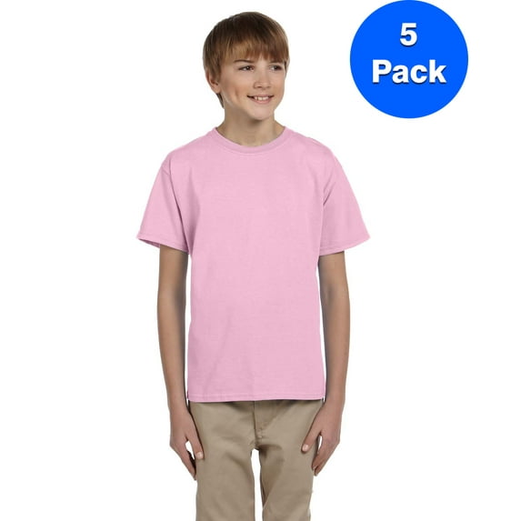 Boys 6.1 oz. Ultra Cotton T-Shirt 5 Pack