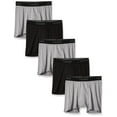 thumbnail image 1 of Hanes Ultimate Boys 5-Pack Boxer Briefs Medium Grey/Black Assorted, 1 of 4