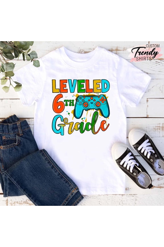 Boys 6th Grade Shirt, Back to School Gift, First Day of School Shirt,Video Gamer Back To School Tee,Boys School Shirts,School Shirt for Boys TSHIRT All Size S-5XL