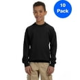 thumbnail image 1 of Boys 7.75 oz. Heavy Blend? 50/50 Fleece Crew 10 Pack, 1 of 2