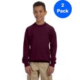 thumbnail image 1 of Boys 7.75 oz. Heavy Blend? 50/50 Fleece Crew 2 Pack, 1 of 2