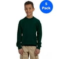 thumbnail image 1 of Boys 7.75 oz. Heavy Blend? 50/50 Fleece Crew 5 Pack, 1 of 2