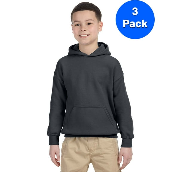 Boys 7.75 oz. Heavy Blend? 50/50 Hood 3 Pack