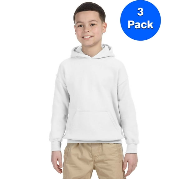 Boys 7.75 oz. Heavy Blend? 50/50 Hood 3 Pack
