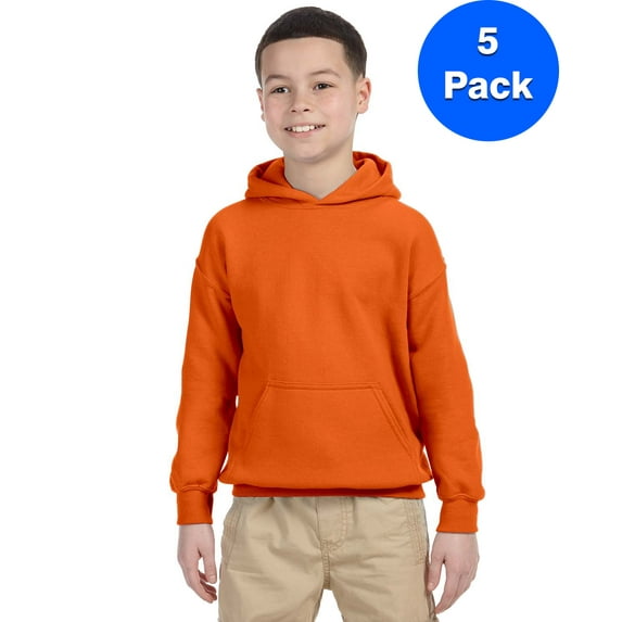 Boys 7.75 oz. Heavy Blend? 50/50 Hood 5 Pack