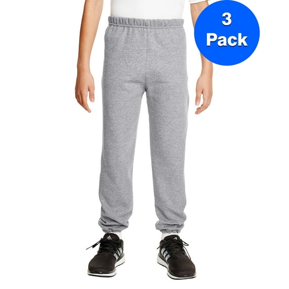 Boys 7.75 oz. Heavy Blend? 50/50 Sweatpants 3 Pack