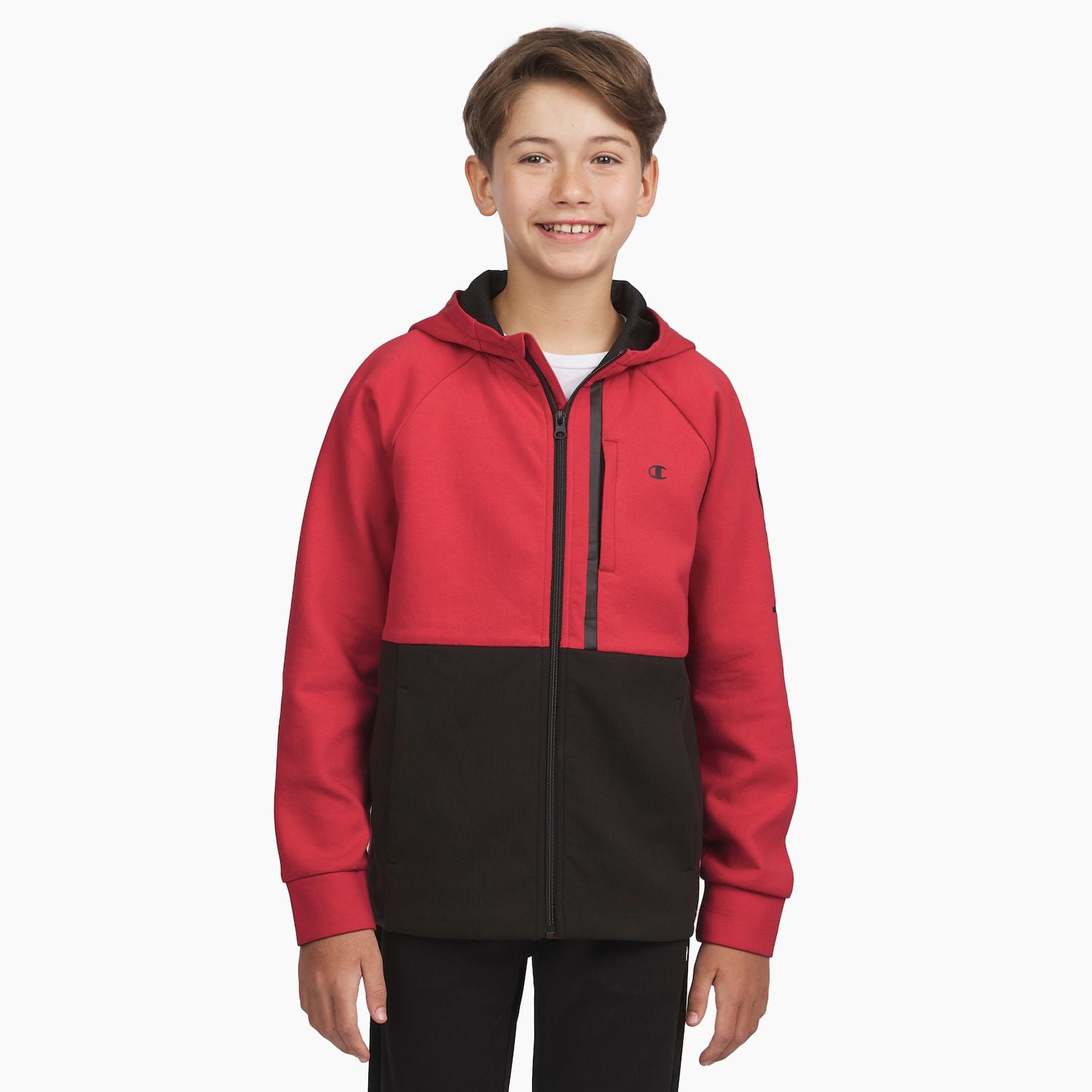 Champion Boys Fleece Zip Up Hoodie Champion Fleece Zip Hoodie, Big