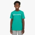 thumbnail image 1 of Boys 8-20 Champion® Classic Logo Signature Short Sleeve Tee Color: Oasis Size: LARGE, 1 of 4