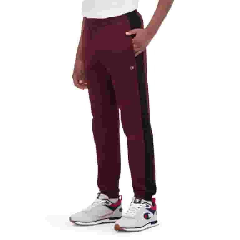Boys 8-20 Champion® Colorblock Pieced Jogger Pants Color: Wine