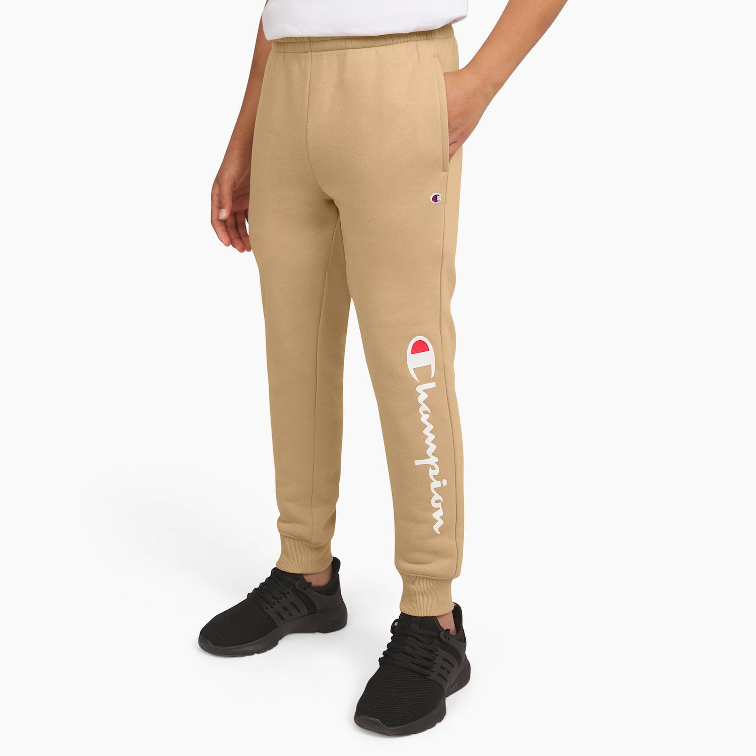 Boys 8 20 Champion Signature Jogger Pants Color Gray Heather Size SMALL Walmart