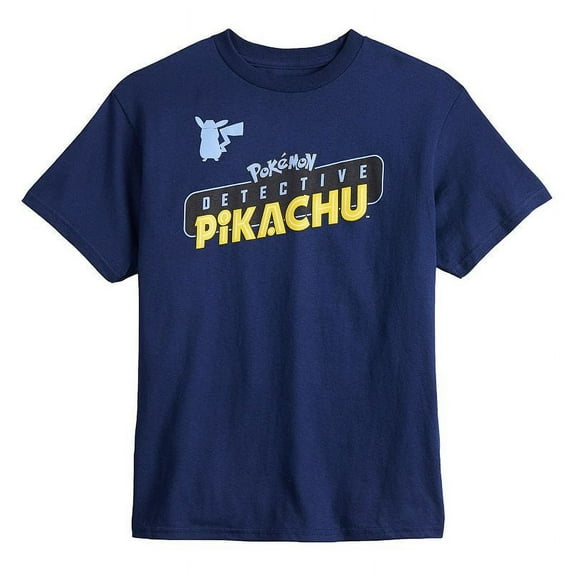 Boys 8-20 Detective Pikachu Tee, Boy's, Size: XL, Blue