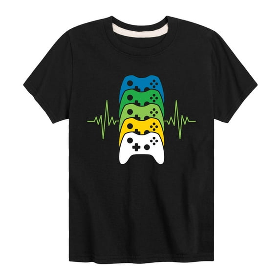 Instant Message - Gamer Pulse - Youth Short Sleeve Graphic T-shirt