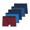 thumbnail image 1 of Boys (8-20) Hanes(R) Ultimate(R) 5pk. Striped Boxer Briefs, 1 of 2