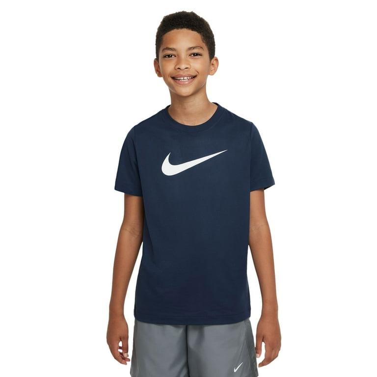 Boys 8 20 Nike Dri FIT Legend Tee Color Midnight Navy Size MEDIUM