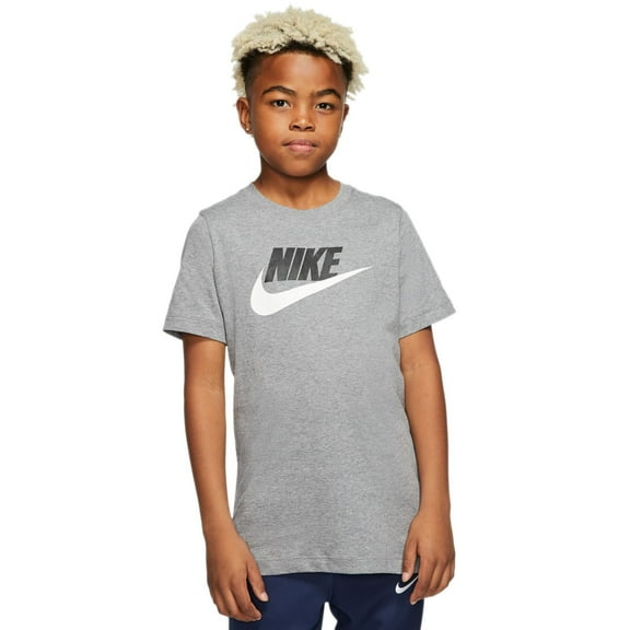 Boys 8-20 Nike Futura Icon Tee Color: Carbon Heather White Size: SMALL