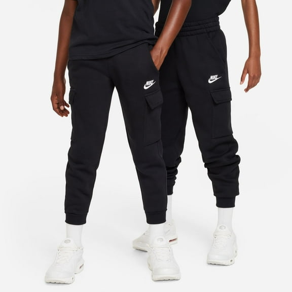 Boys 8-20 Nike Sportswear Club Fleece Cargo Pants Color: Black Size: X LARGE