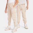 thumbnail image 1 of Boys 8-20 Nike Sportswear Club Fleece Cargo Pants Color: Sand Size: SMALL, 1 of 4