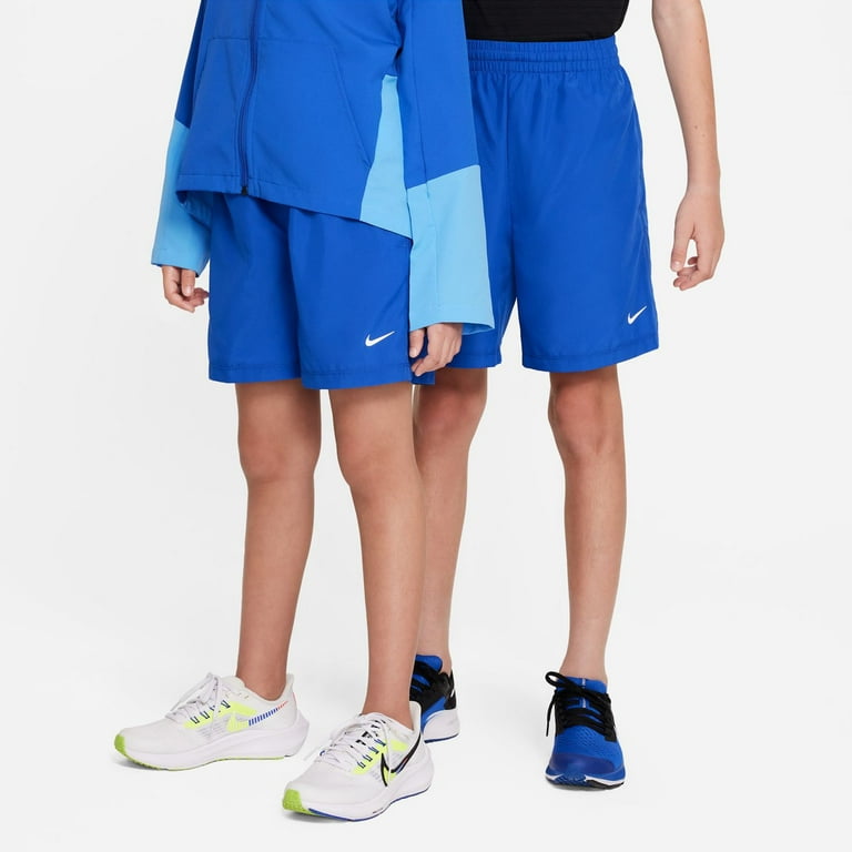 Nike woven shorts blue deals