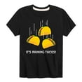 thumbnail image 1 of Instant Message - Its Raining Tacos - Youth Short Sleeve Graphic T-shirt, 1 of 5