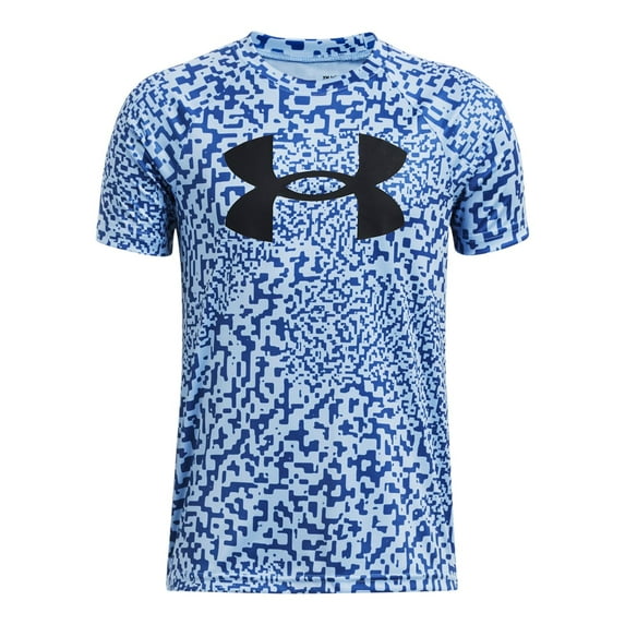 Boys 8-20 Under Armour Printed Tech Tee Color: Horizon Blue Size: SMALL