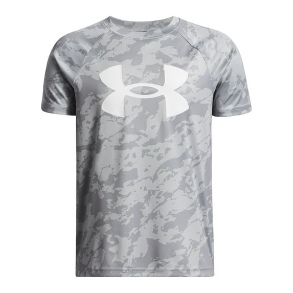 Boys 8-20 Under Armour Printed Tech Tee Color: Mod Gray Printed Size: LARGE