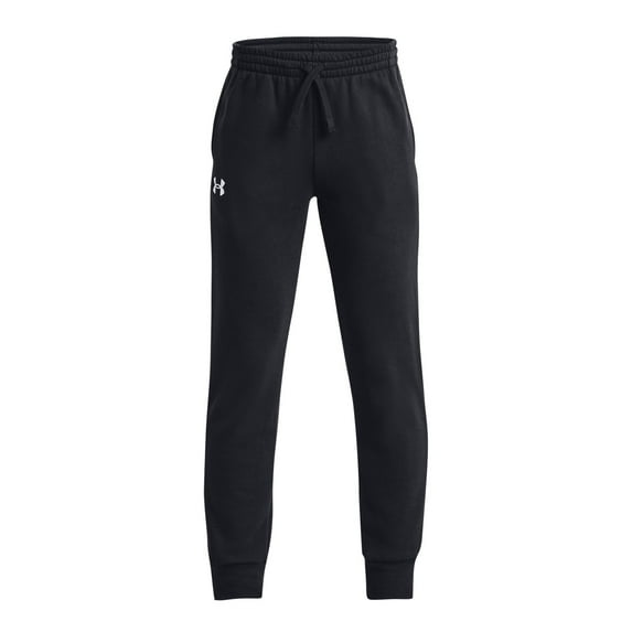 Boys 8-20 Under Armour Rival Fleece Joggers Color: Black White Size: MEDIUM