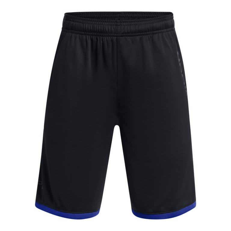 Boys 8 20 Under Armour Stunt 3.0 Printed Shorts Color Black Royal Size X LARGE Walmart
