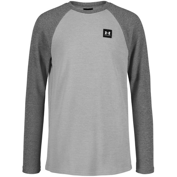 Boys 8-20 Under Armour UA Raglan Thermal Tee Color: Gray Green Size: MEDIUM