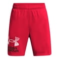 thumbnail image 1 of Boys 8-20 Under Armour UA Tech™ Logo Shorts Color: Red Size: S PLUS, 1 of 3
