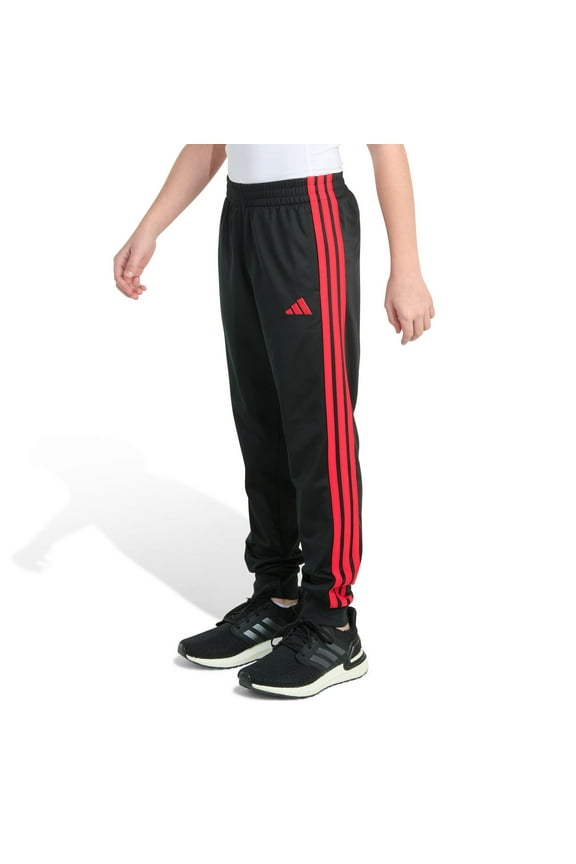 Boys 8-20 adidas 3-Stripes Jogger Pants Color: Black W Red Size: M PLUS