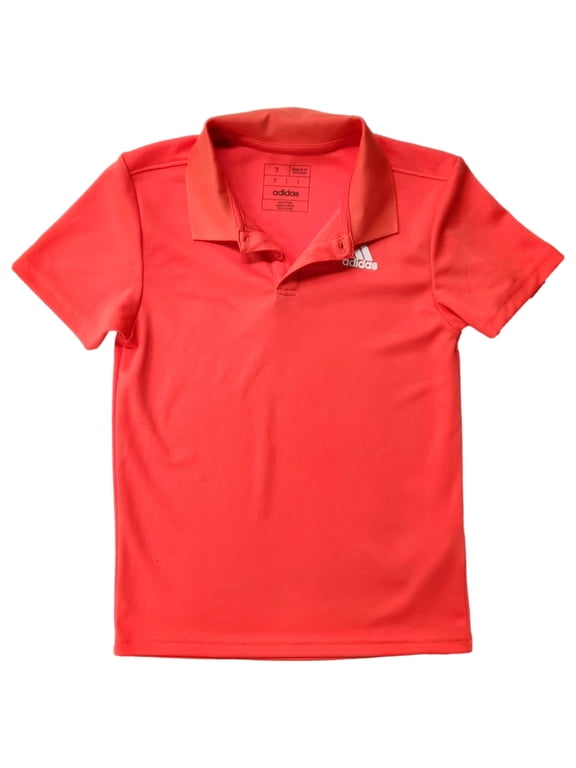 Boys Orange Polo Athletic Quick Dry Tee Shirt T-Shirt Medium 10-12