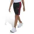thumbnail image 1 of Boys 8-20 adidas Classic Three-Stripe Shorts in Regular & Husky Color: Black Red Size: XL PLUS, 1 of 4