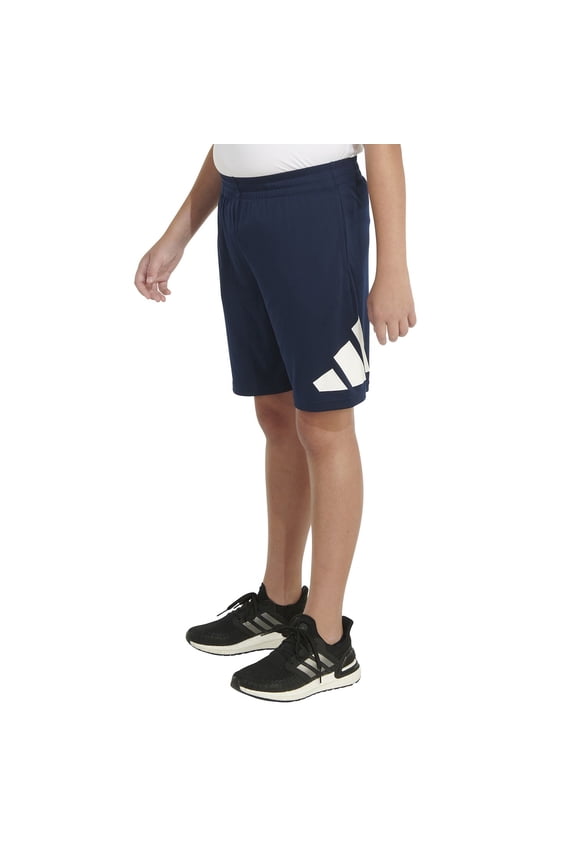 BOYS SHORTS - 253 SOLID BLUE SIDE - LARGE 14 16 - BASKETBALL PANTS