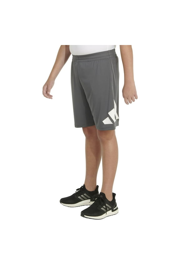 Boys 8-20 adidas Big Logo Shorts in Regular & Husky Color: Gray Five Size: LARGE