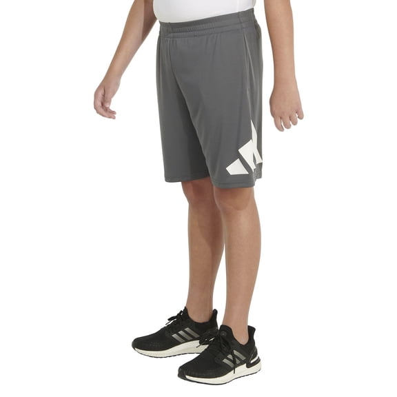 Boys 8-20 adidas Big Logo Shorts in Regular & Husky Color: Gray Five Size: X LARGE