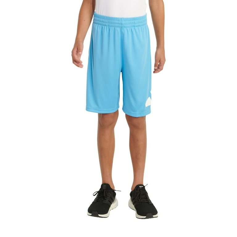 Boy in adidas shorts top