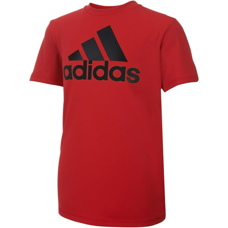 Red adidas shirt outlet