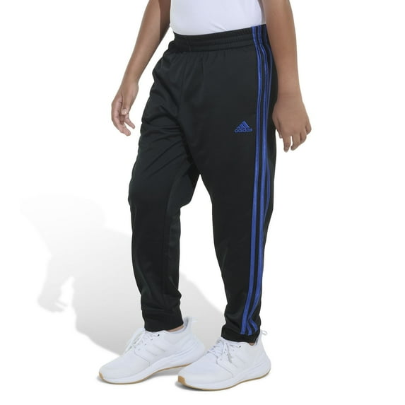 Boys 8-20 adidas Tricot Jogger Pants Color: Black W Blue Size: X LARGE