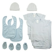 BAMBINI Boys 9 Piece Blue Layette Set