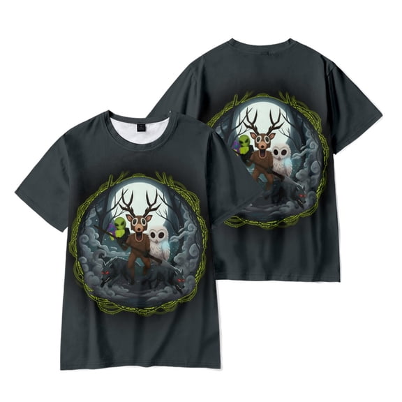 Boys 99 Nights In The Forest 3D Figure Printed T-Shirt for Fans Gift Boys 99 Nights In The Forest Sweatshirt