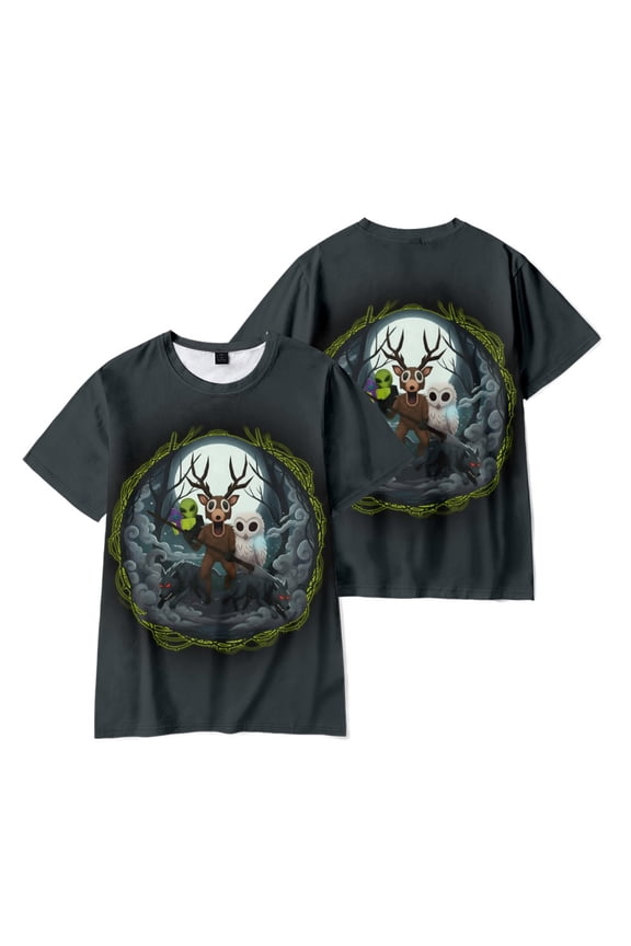 Boys 99 Nights In The Forest 3D Figure Printed T-Shirt for Fans Gift Boys 99 Nights In The Forest Sweatshirt