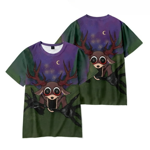 Boys 99 Nights In The Forest 3D Figure Printed T-Shirt for Fans Gift Boys 99 Nights In The Forest Sweatshirt