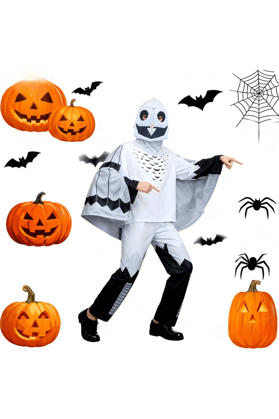 Boys 99-Nights in The Forest Owl Animal Outfit for Ages