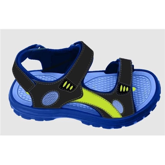 Boys Active Sandals, Blue - Size 7-12 - Pack of 18