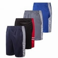 thumbnail image 1 of Boys' Active Shorts - 4 Pack Athletic Performance Gym Shorts (8-18), 1 of 7