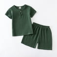 thumbnail image 1 of Boy's Short Sleeved Running Suit Casual Quick Drying Clothes T Shirts + Basketball Shorts Kids Boys Clothing 4-5 Years, 1 of 3