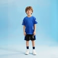 thumbnail image 1 of Boys' Active Shorts Set Two Piece Short Sleeve Shirt Short Sets Quick Drying Athletic Shirts for Girls Boys Summer Shorts 4-5 Years Boys Girls Fashion, 1 of 4