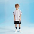 thumbnail image 1 of Boys' Active Shorts Set Two Piece Short Sleeve Tops Shorts Shirt Athletic Shirts Boys' Clothing Sets 10-12 Years Boys Girls Fashion, 1 of 4