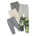 thumbnail image 1 of Boys Active Sweatpants 5 Pack Joggers Athletic Workout and Track Pants for Boys Pants For Boys, 1 of 9